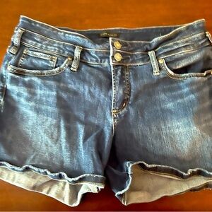 Silver jeans shorts- size 32